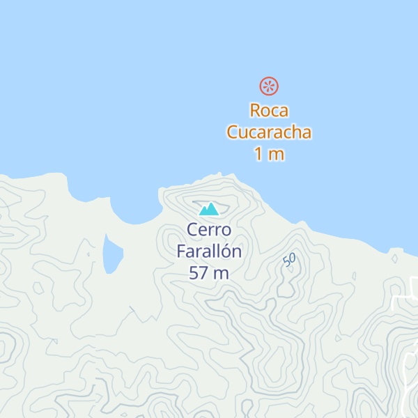 Map of Cerro Farallón