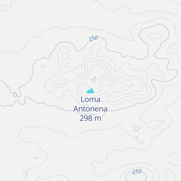 Map of Loma Antonena