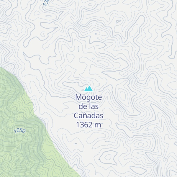 Map of Mogote de las Cañadas