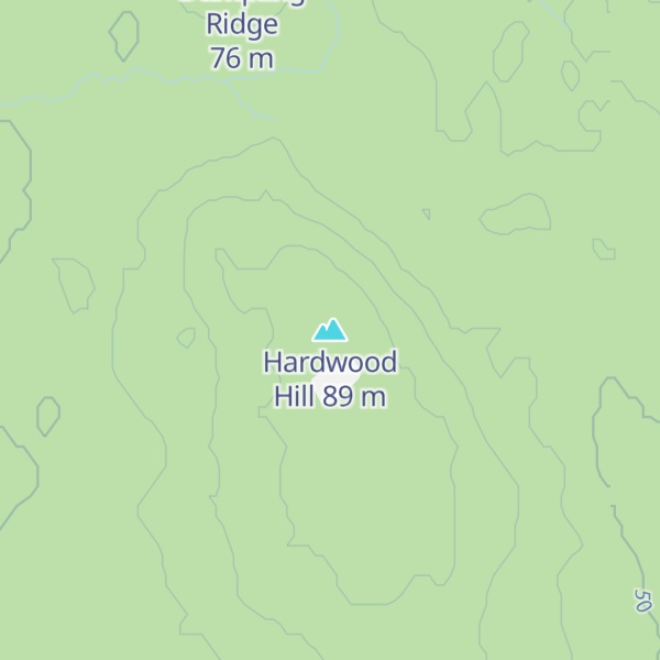 Map of Hardwood Hill