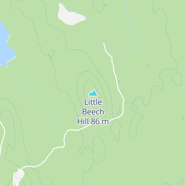 Map of Little Beech Hill