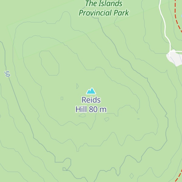 Map of Reids Hill