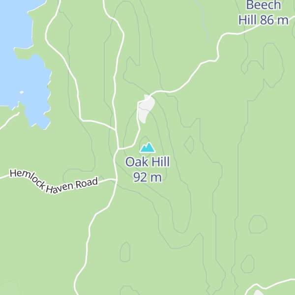 Map of Oak Hill