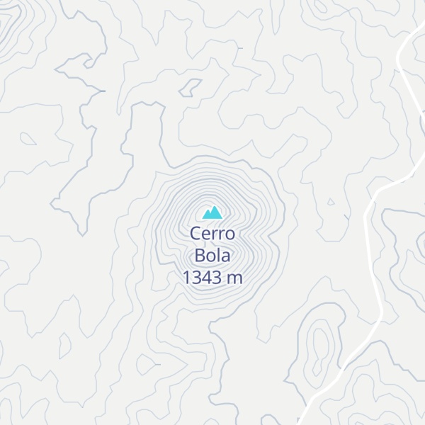 Map of Cerro Bola