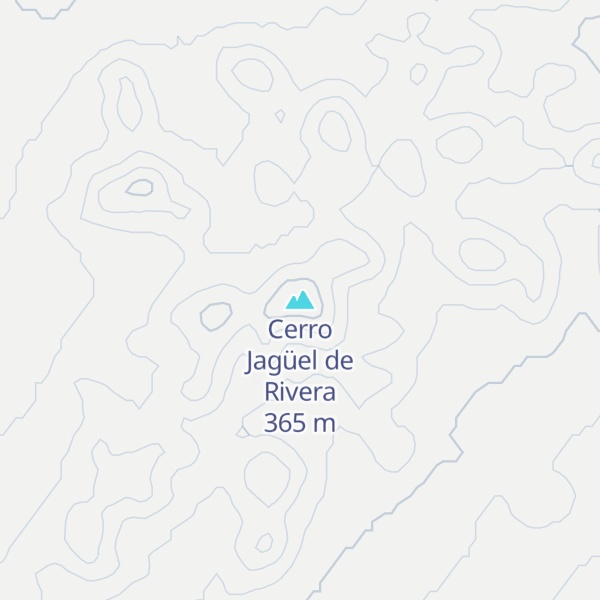 Map of Cerro Jagüel de Rivera
