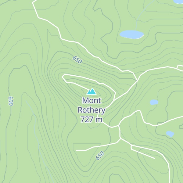 Map of Mont Rothery
