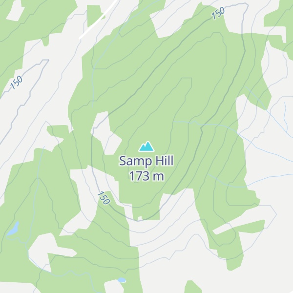 Map of Samp Hill
