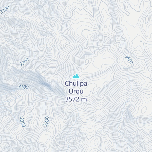 Map of Chullpa Urqu