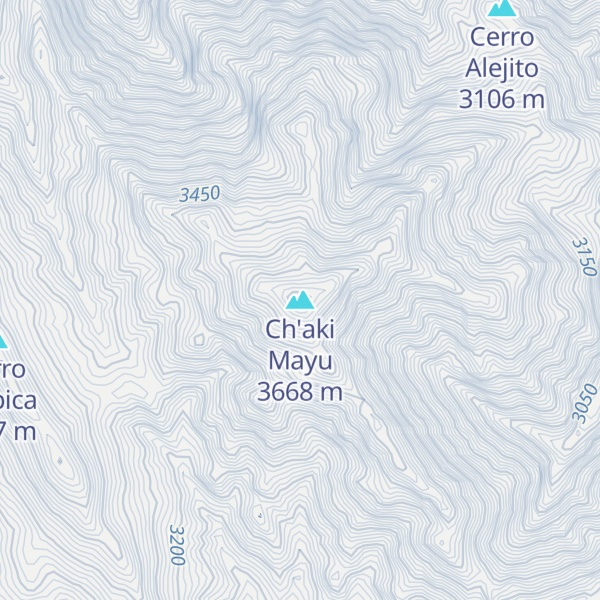 Map of Ch'aki Mayu