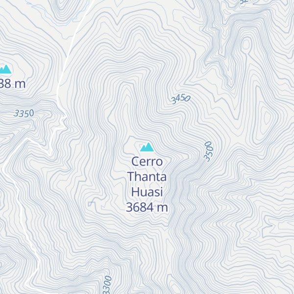 Map of Cerro Thanta Huasi