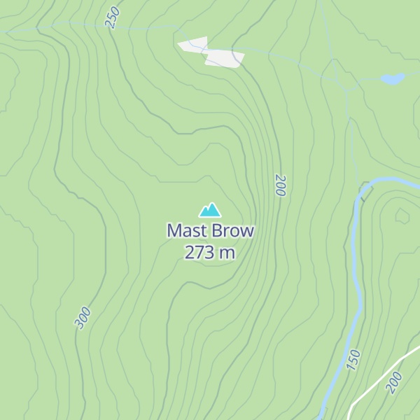 Map of Mast Brow
