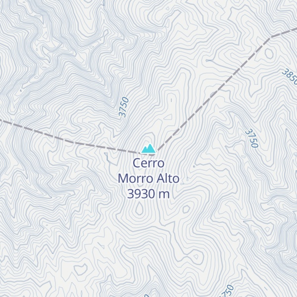 Map of Cerro Morro Alto