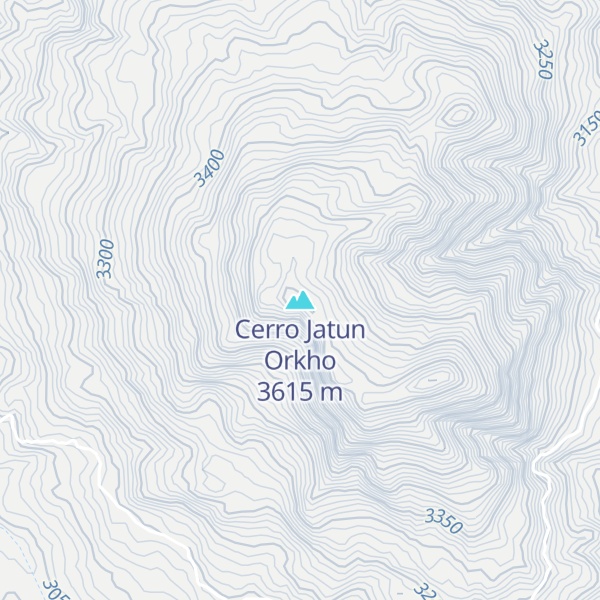 Map of Cerro Jatun Orkho