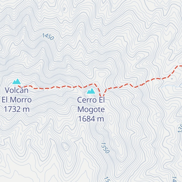Map of Cerro El Mogote