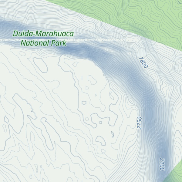 Map of Cerro Marahuaca