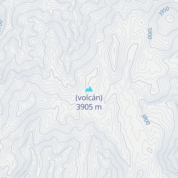 Map of (volcán)