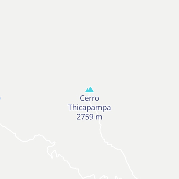 Map of Cerro Thicapampa
