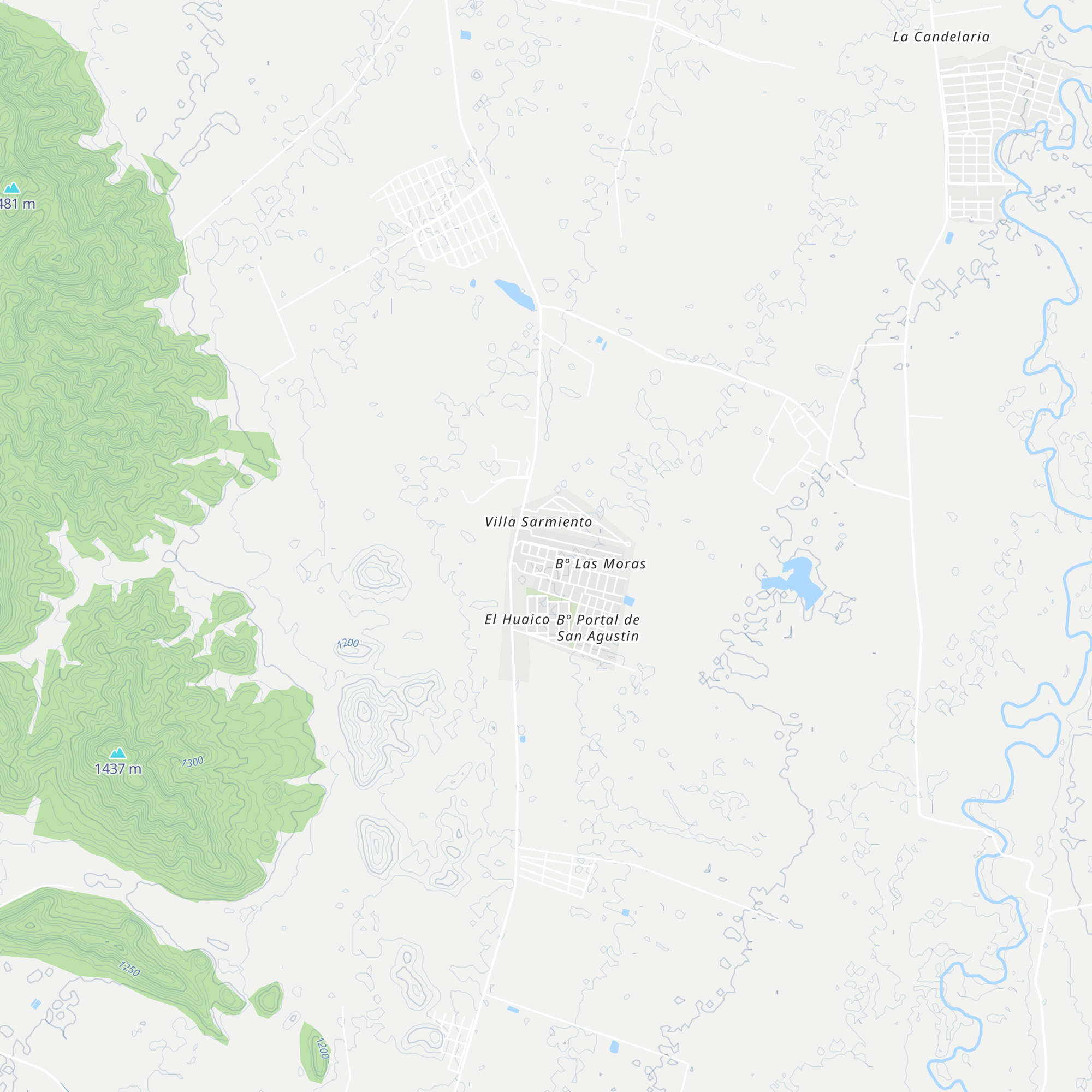 Las Moras map