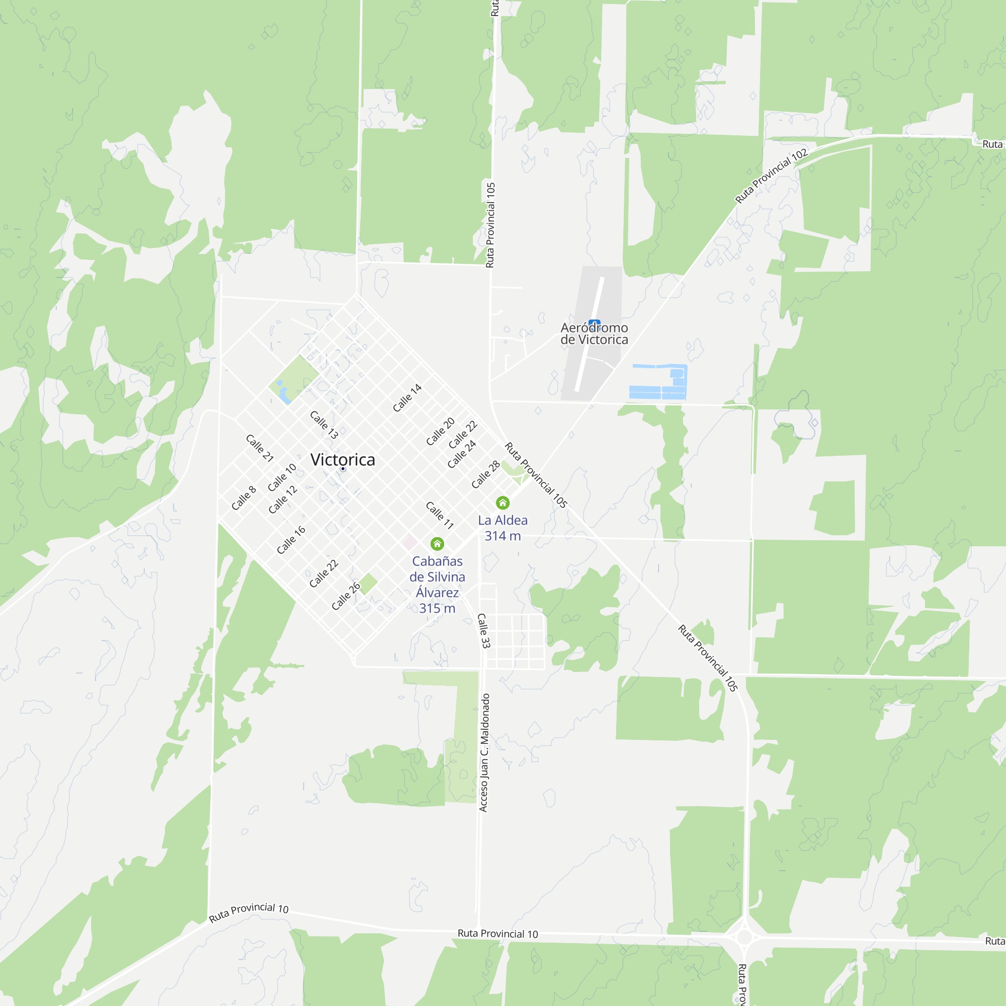 La Aldea map