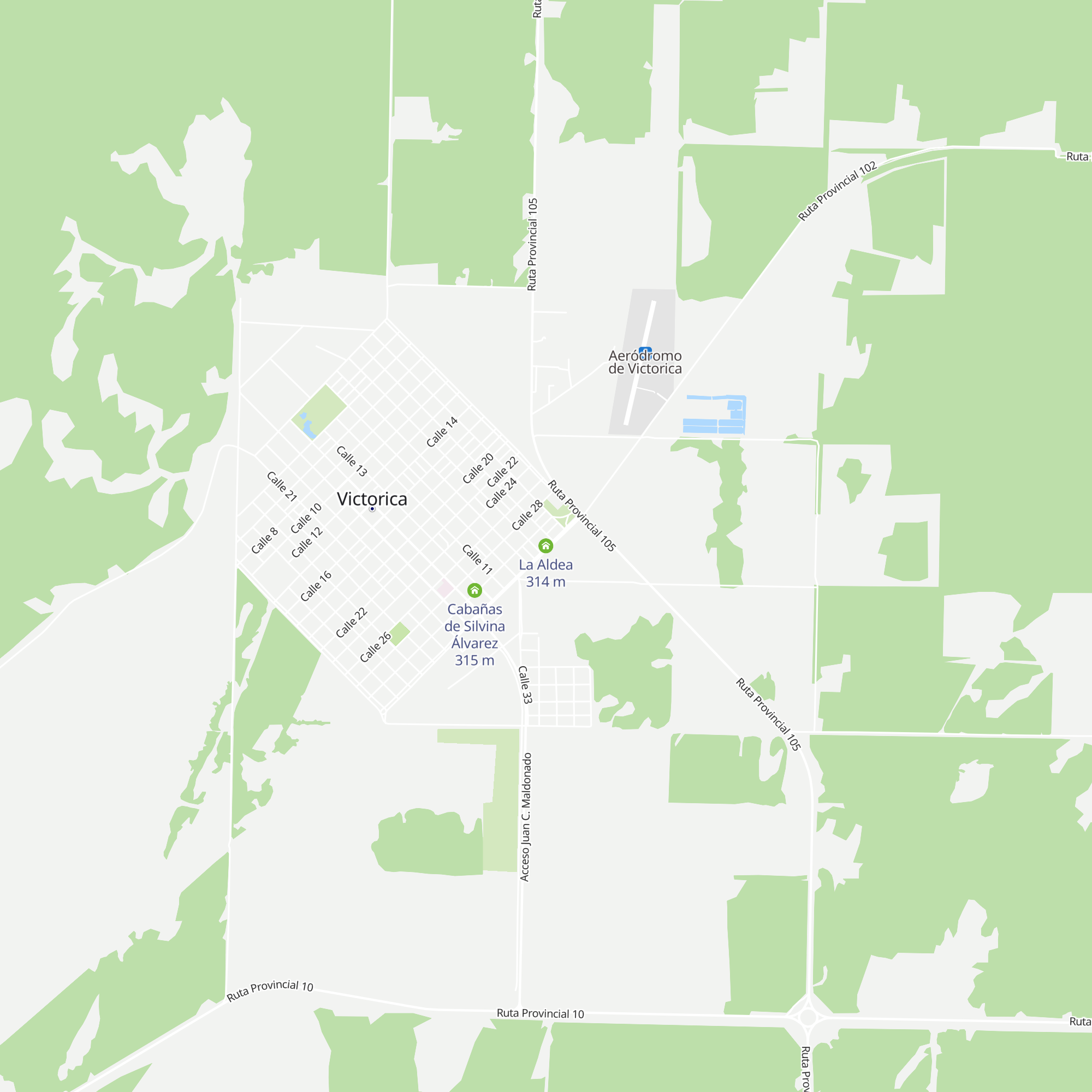 La Aldea map