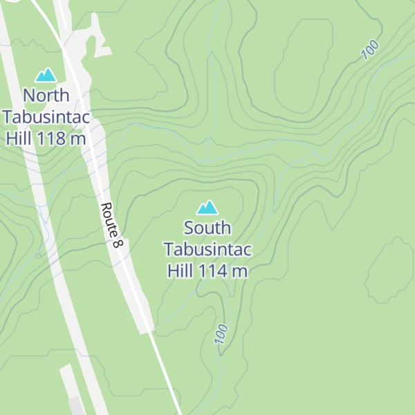 Map of South Tabusintac Hill