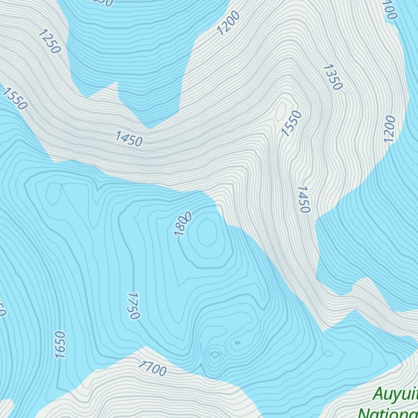 Map of Tirokwa Peak