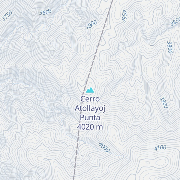 Map of Cerro Atollayoj Punta