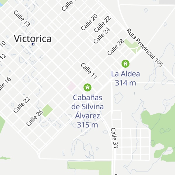 Map of Cabañas de Silvina Álvarez