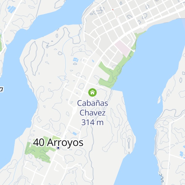 Map of Cabañas Chavez