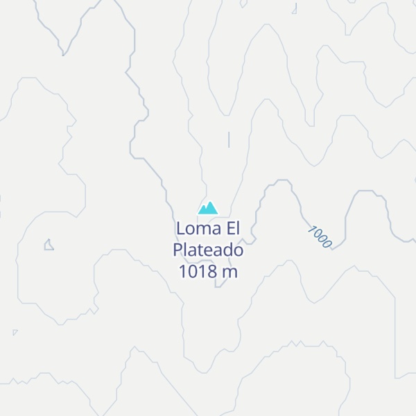 Map of Loma El Plateado