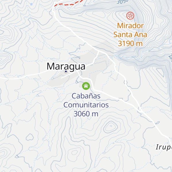 Map of Cabañas Comunitarios