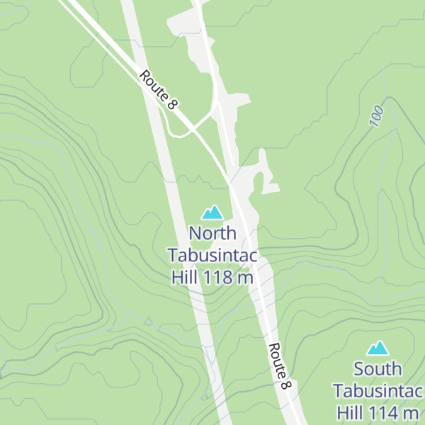 Map of North Tabusintac Hill