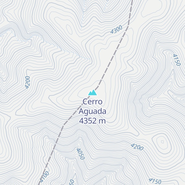 Map of Cerro Aguada
