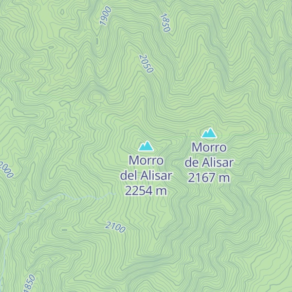Map of Morro del Alisar