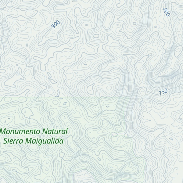 Map of Cerro Akataro