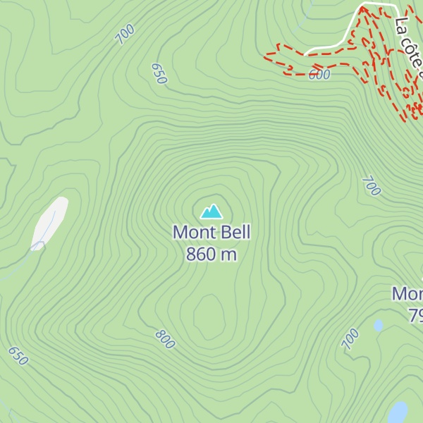 Map of Mont Bell