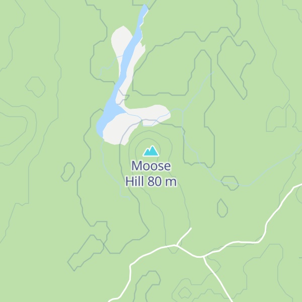 Map of Moose Hill