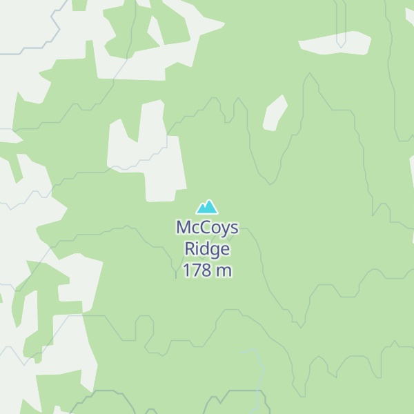 Map of McCoys Ridge