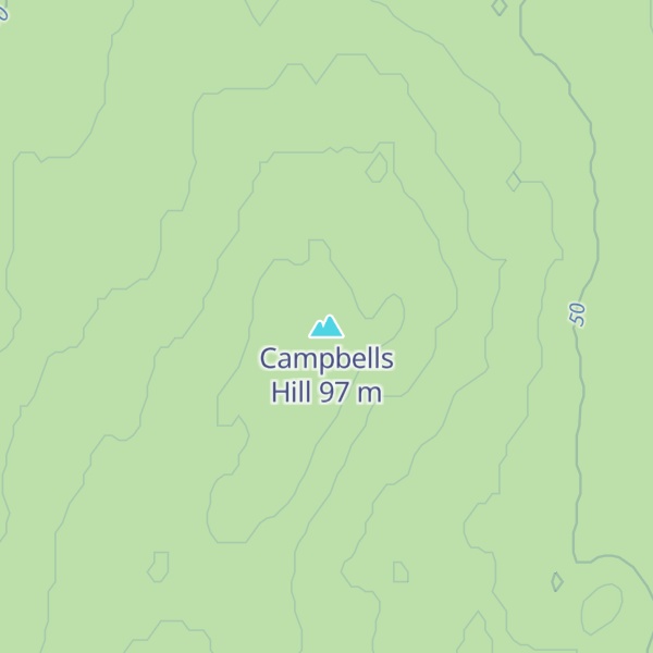 Map of Campbells Hill