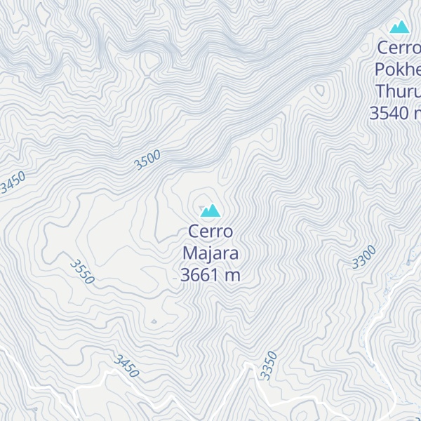 Map of Cerro Majara