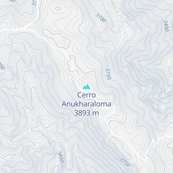 Map of Cerro Anukharaloma