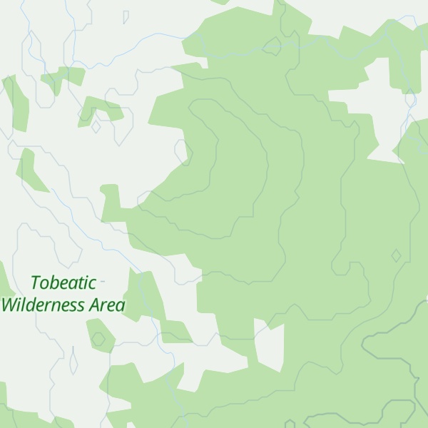 Map of Crain Lake Mountain
