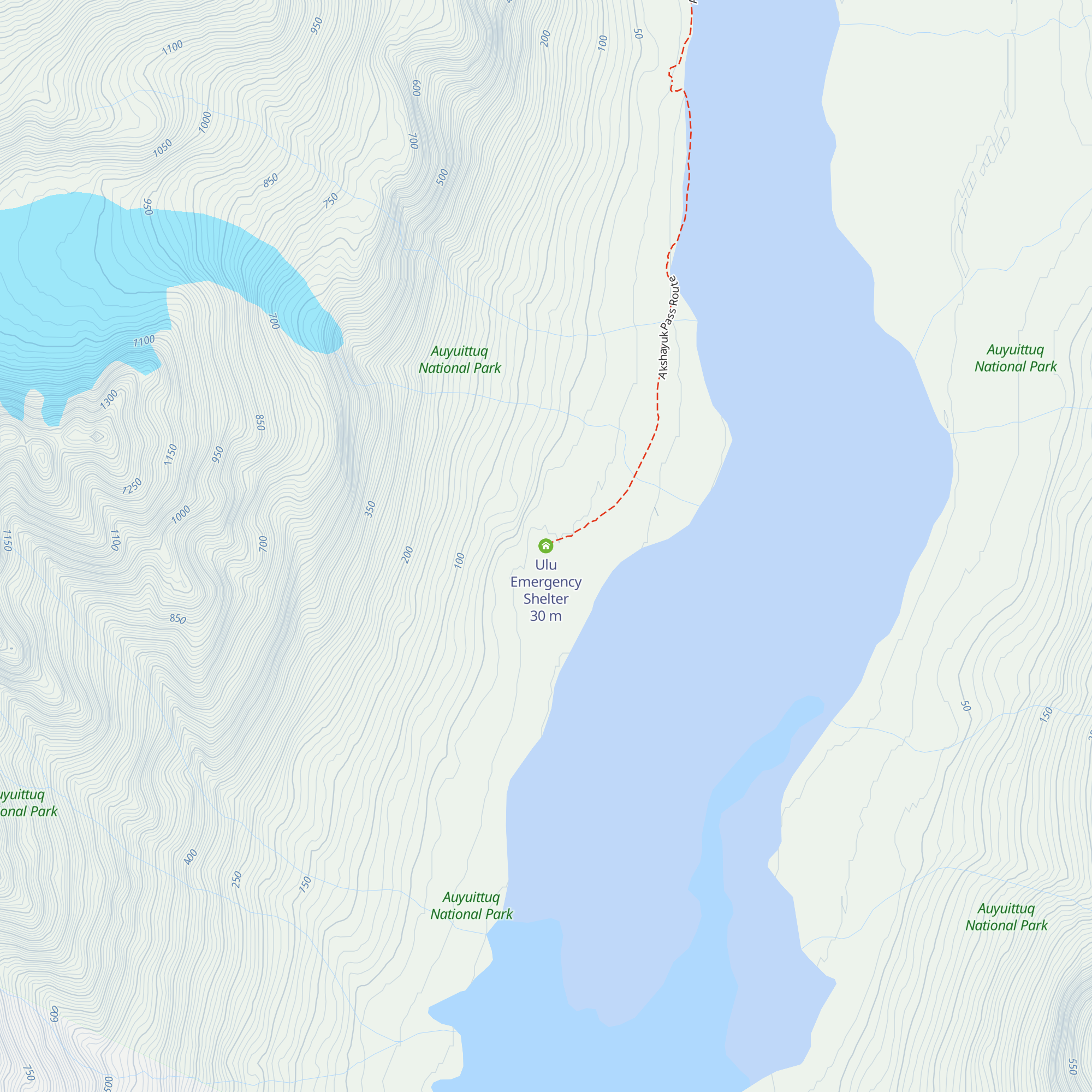 Ulu Emergency Shelter map