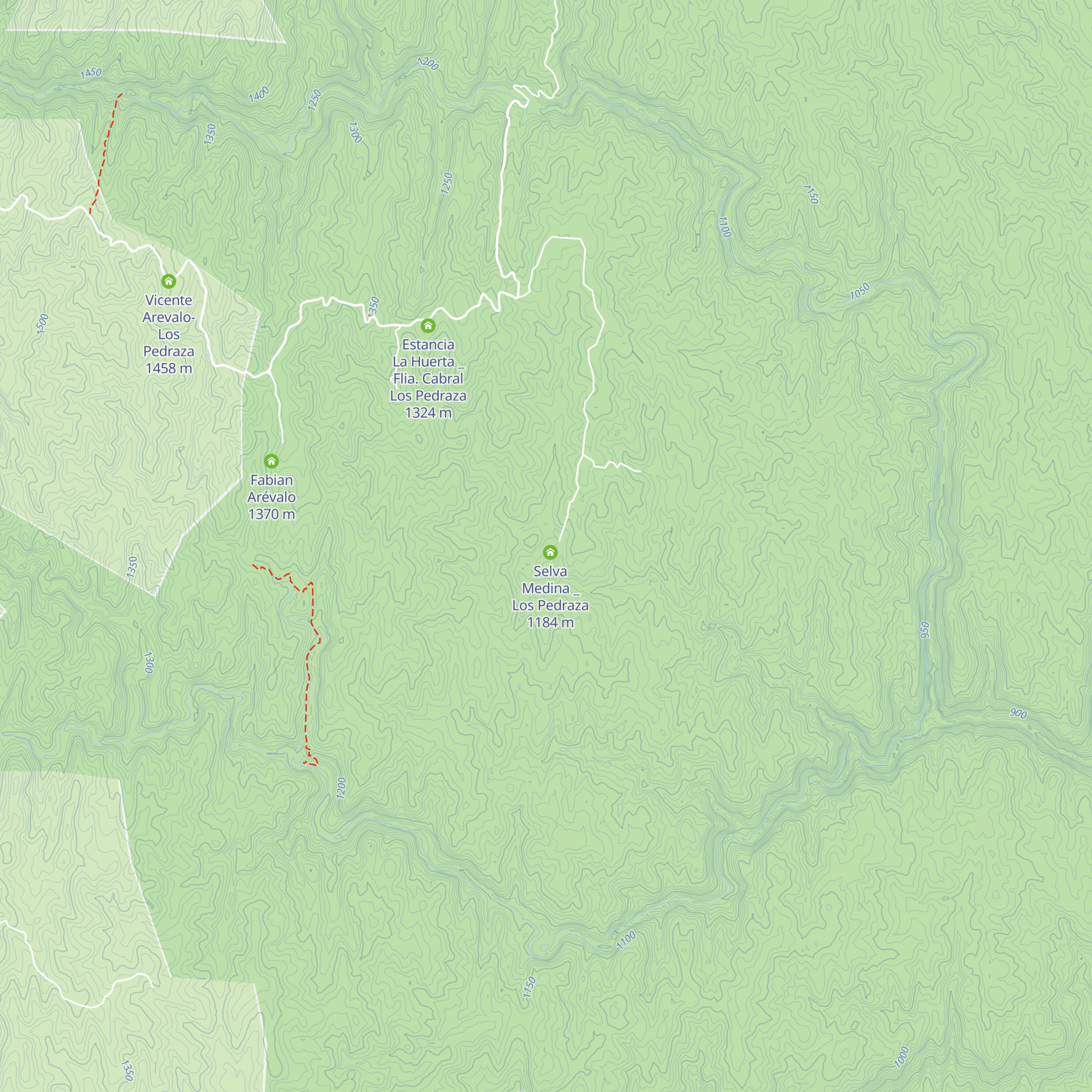 Fabio Medina _ Los Pedraza map