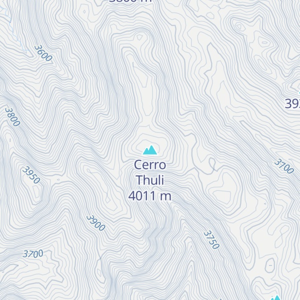 Map of Cerro Thuli