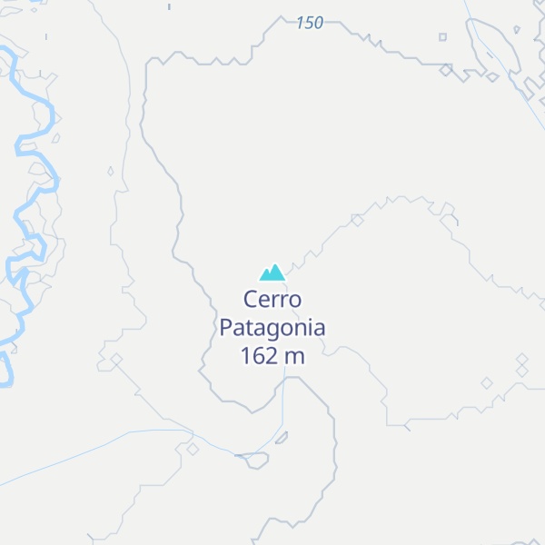 Map of Cerro Patagonia