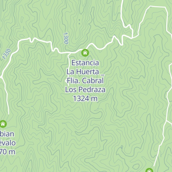 Map of La Huerta _ Flia Cabral Los Pedraza