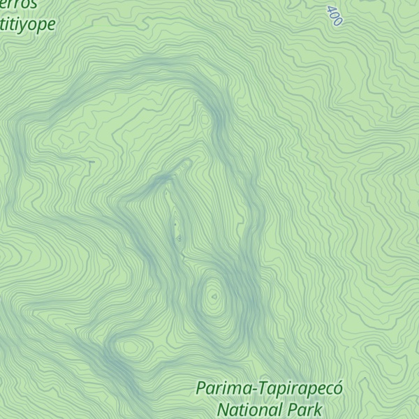 Map of Cerro Aratitiyope