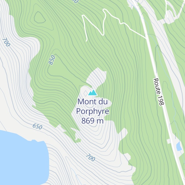 Map of Mont du Porphyre