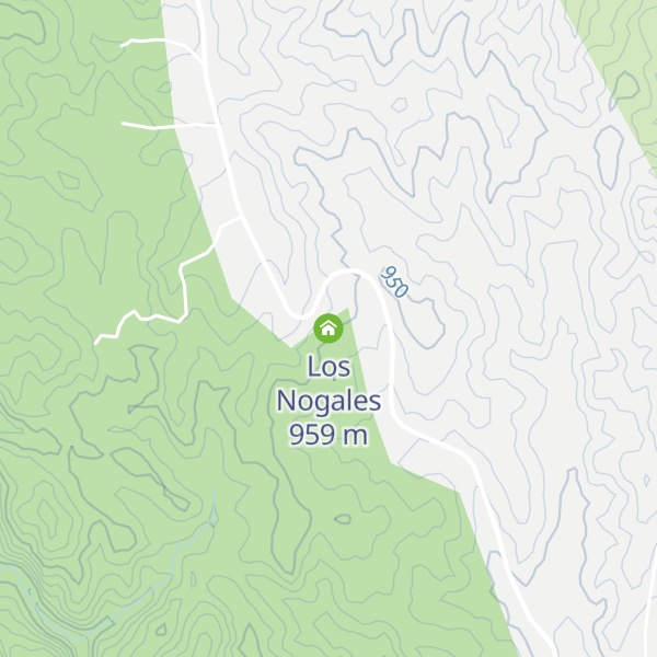 Map of Los Nogales